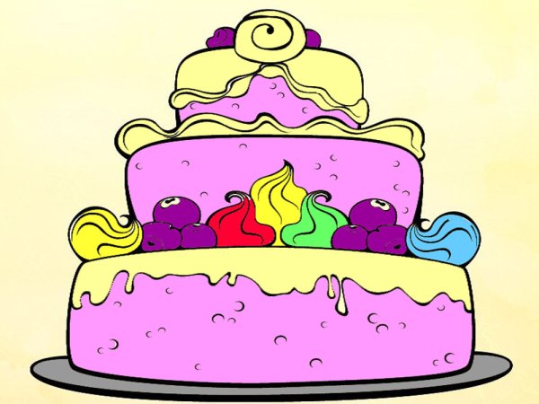 Рисунок на день рождения