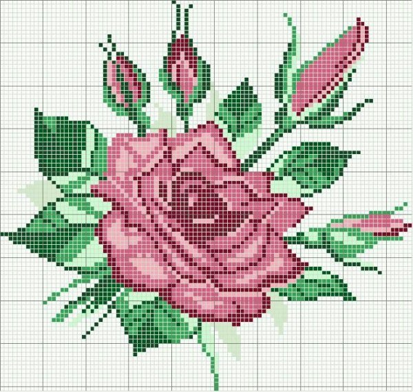 Вышивка крестом по клеткам