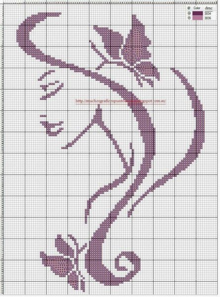 Вышивка цветов крестиком