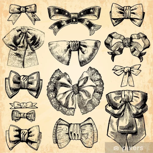 Бантик мультяшный