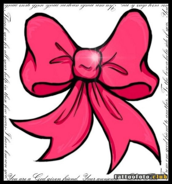 Стилизованный бантик