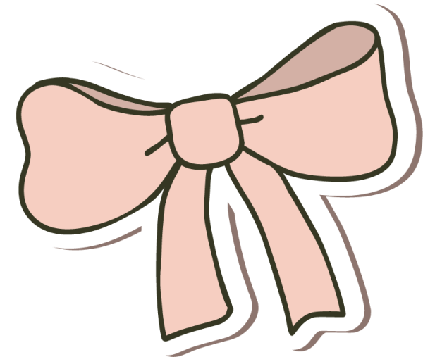 Стикер бант