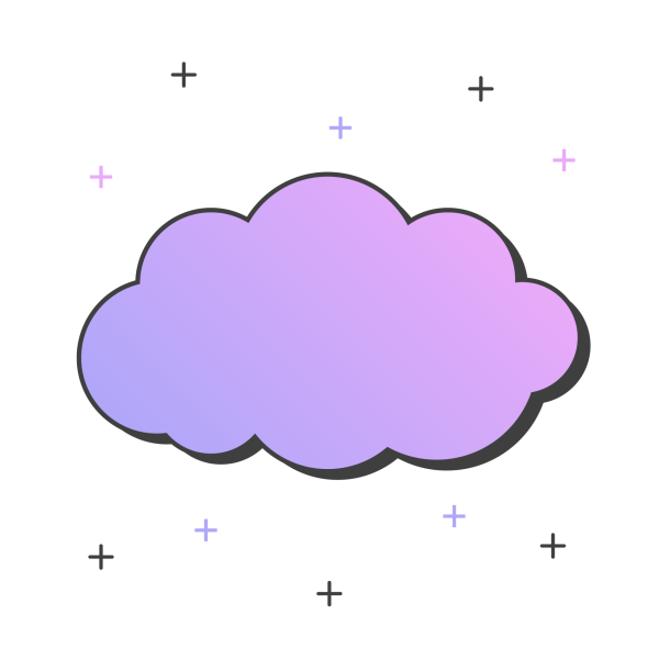 Фиолетовое облачко