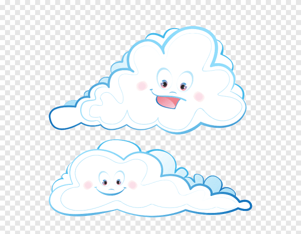 Облачко мультяшное