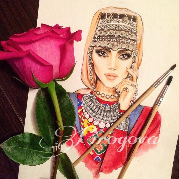 Армянский национальный костюм арт