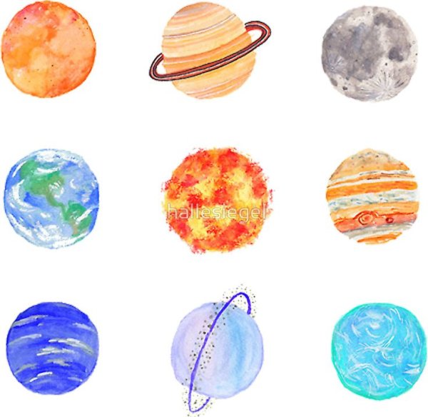 Рисунки планет