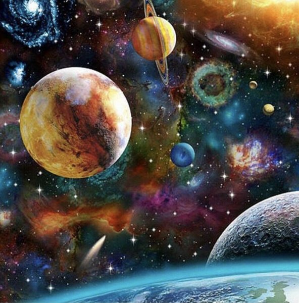 Космические пейзажи картинки