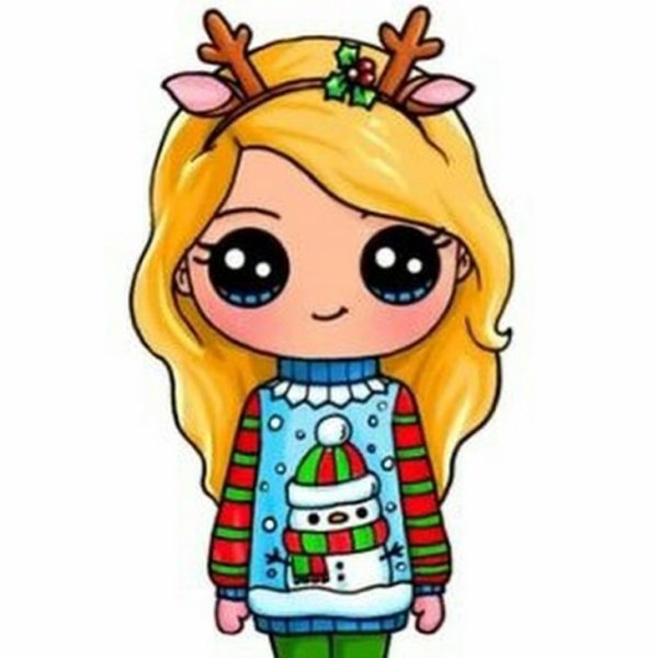 Милые девочки рисунки