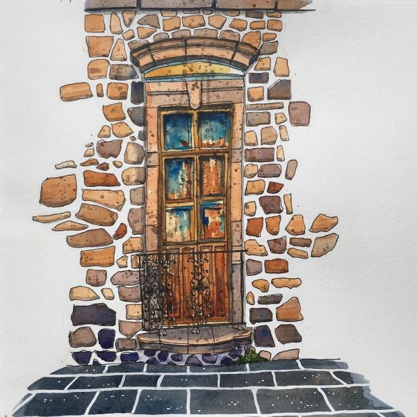 Дверь в старинной живописи