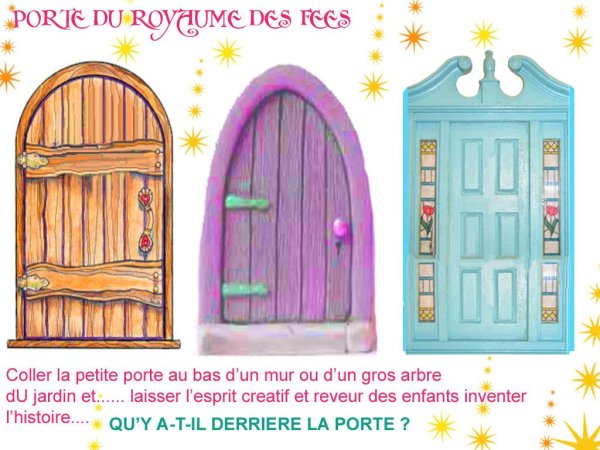 Нарисованная входная дверь