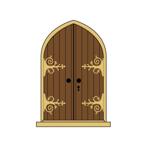 Дверь рисунок