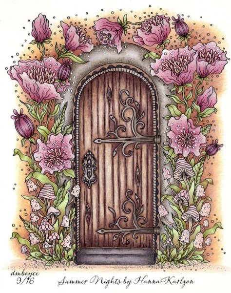 Дверь в сказочный домик