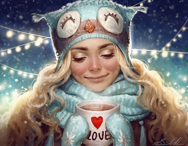 Снегурочка рисунок