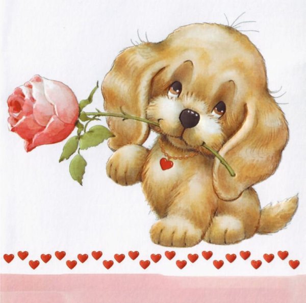 Собачка арт