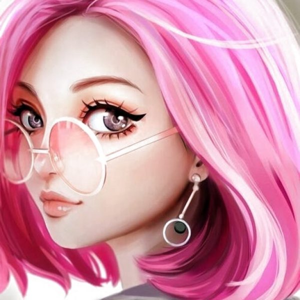 Красивая девушка рисунок