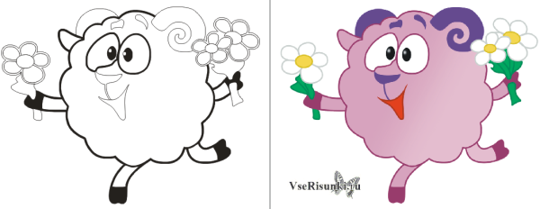 Крош из смешариков