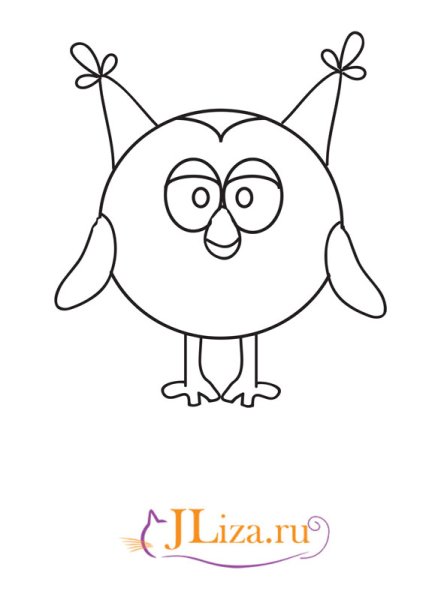 Нюша из смешариков для срисовки