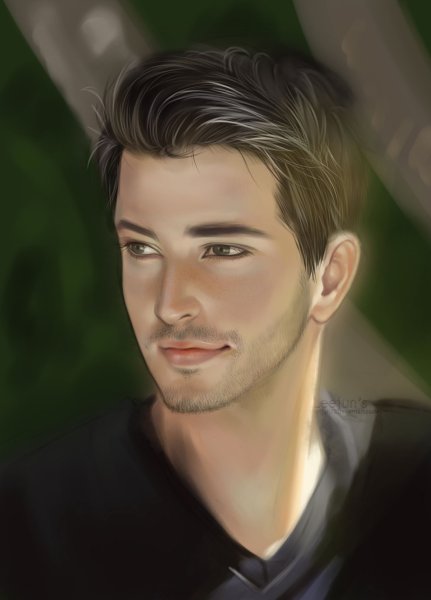 Блондин арт фэнтези звёзды