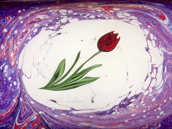 Эбру турецкие шедевры