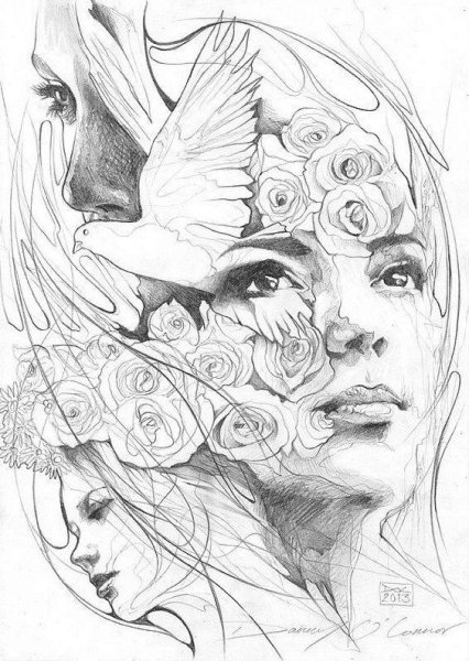 Необычные рисунки карандашом