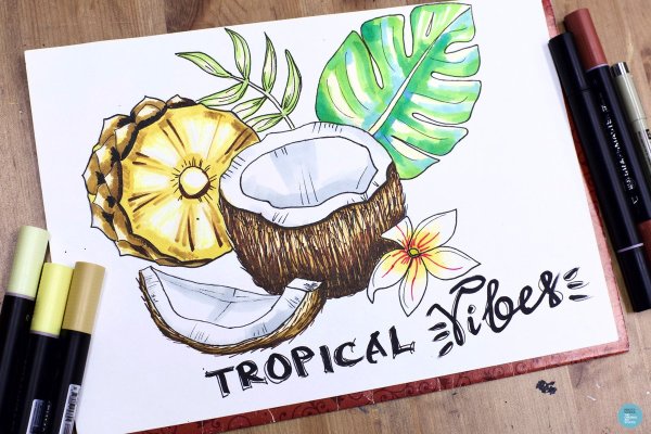 Живопись маркерами