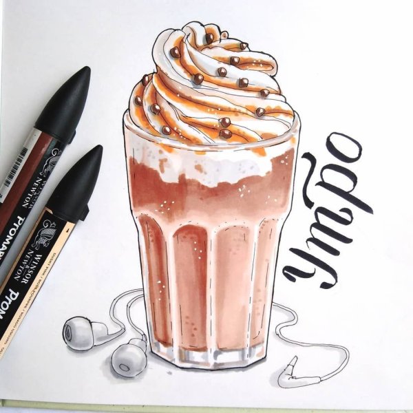 Рисунки маркерами