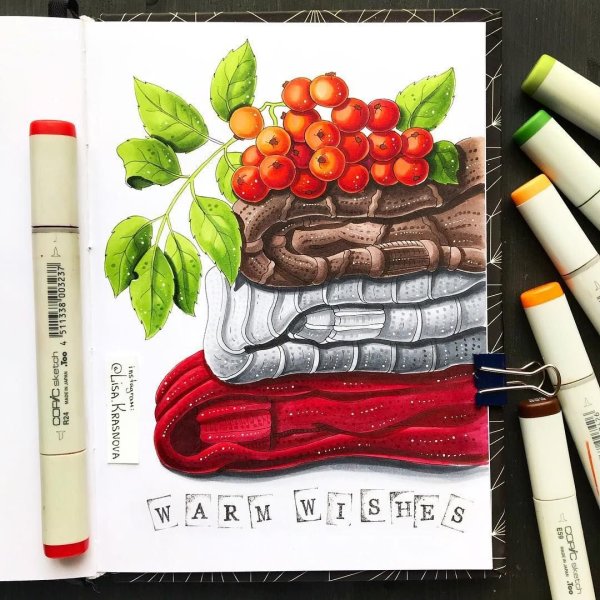 Акварельные скетчи