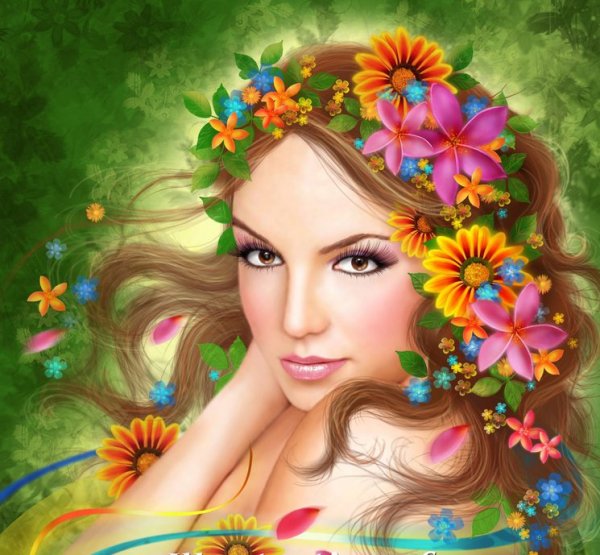 Девушка лето