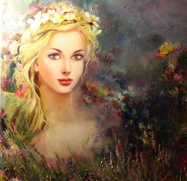 Портрет славянки