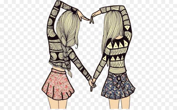 Рисунки для подруги легкие