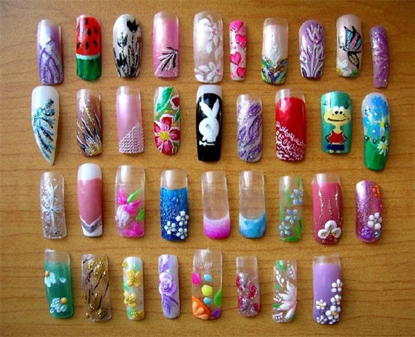 Дизайн накладных ногтей