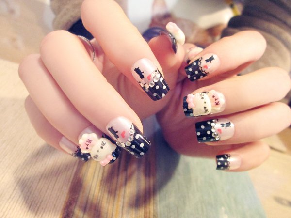 Накладные ногти рисунки красивые