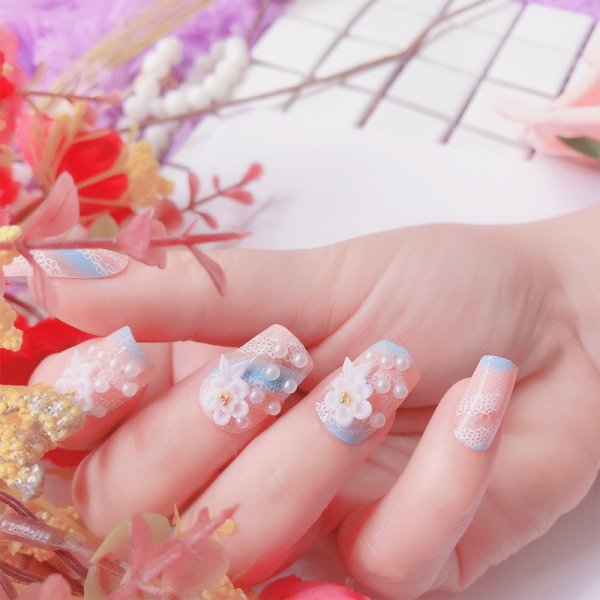 Накладные ногти длинные