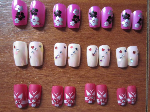 Накладные ногти детские с рисунком