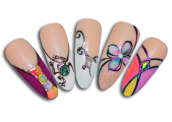 Ногти для фотошопа на прозрачном фоне