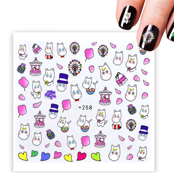 Наклейки на ногти детские