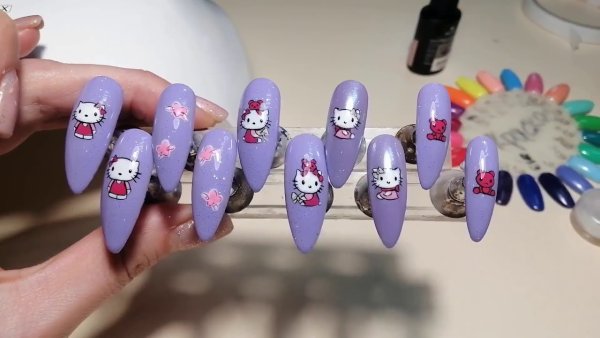 Идеи для накладных ногтей из бумаги