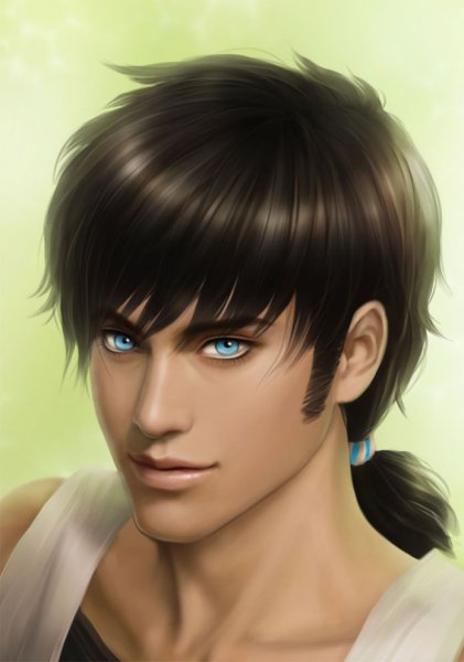 Черноволосый юноша