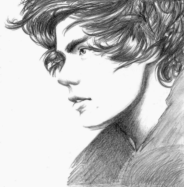 Портрет парня карандашом