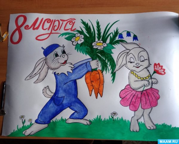 Плакат с днем рождения детский сад