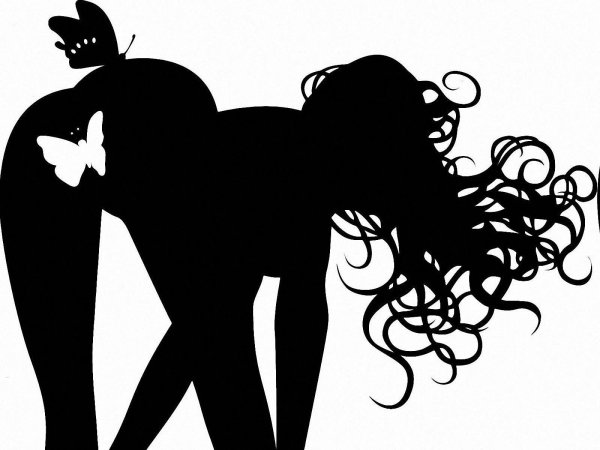 Силуэт девушки