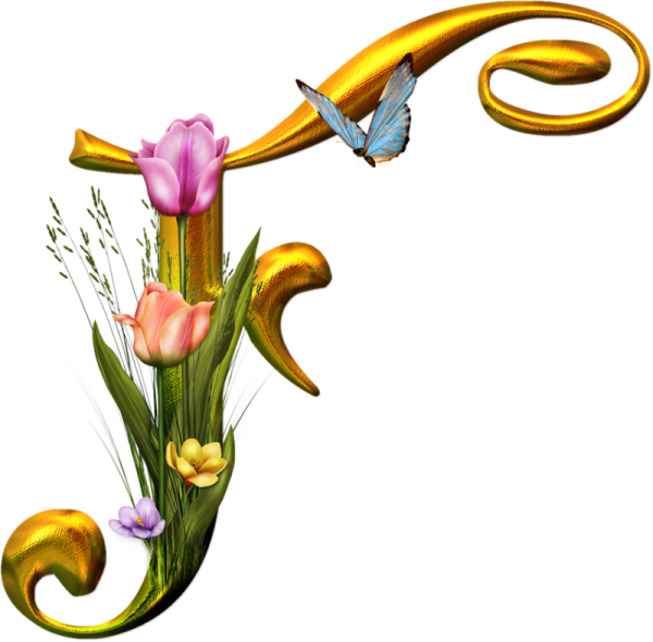 Буква г Золотая