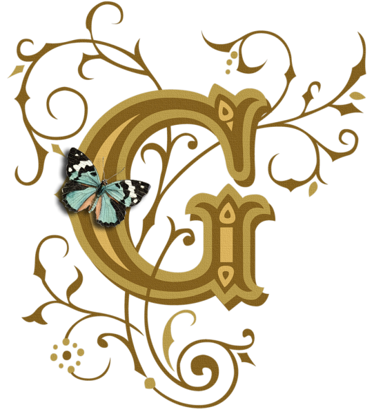 Каллиграфическая буква г