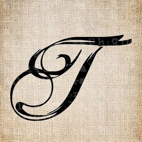 Буква т красивая