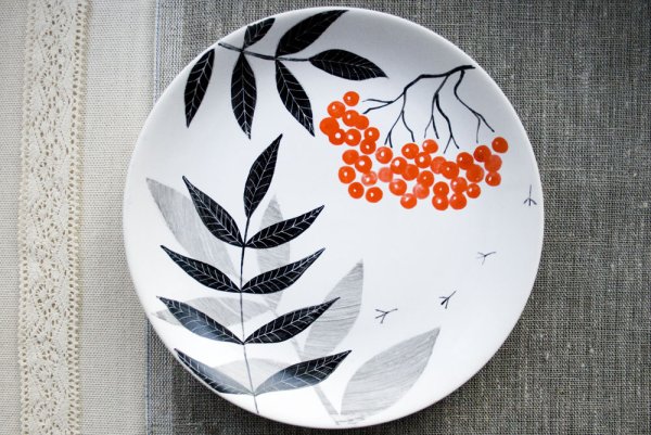 Тарелка рисунок