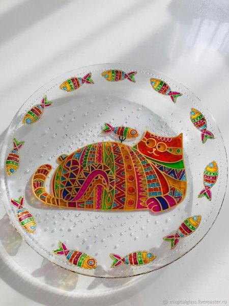Расписные тарелки для детей
