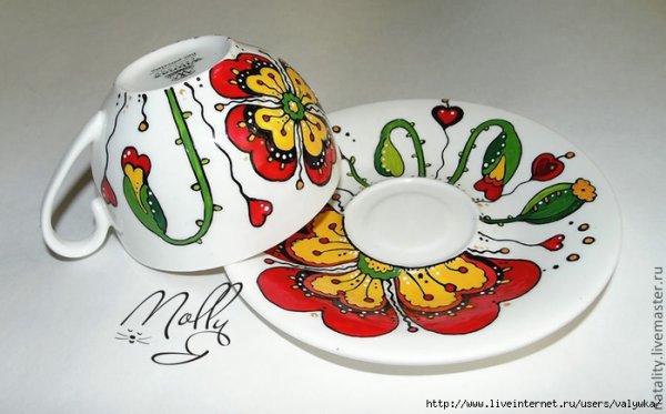 Узоры на посуде