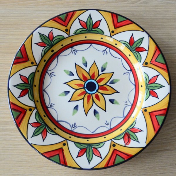 Рисование на тарелках