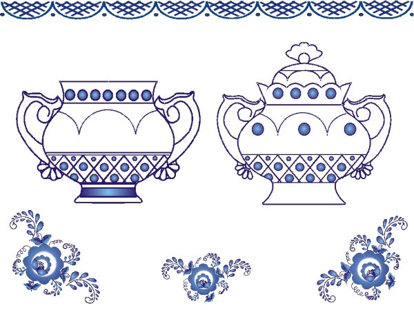 Рисование красивой чашки