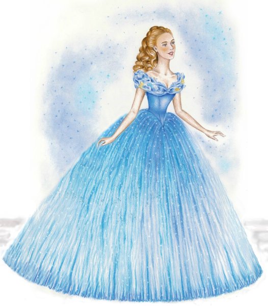 Легкие принцессы для детей срисовать